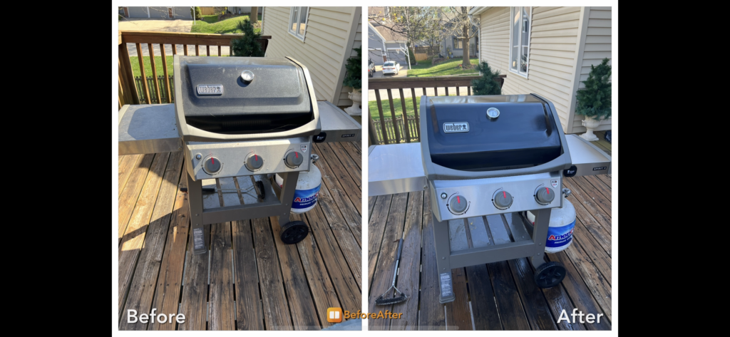 Weber grill cleaning service in Kansas city